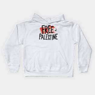 Free Palestine Kids Hoodie